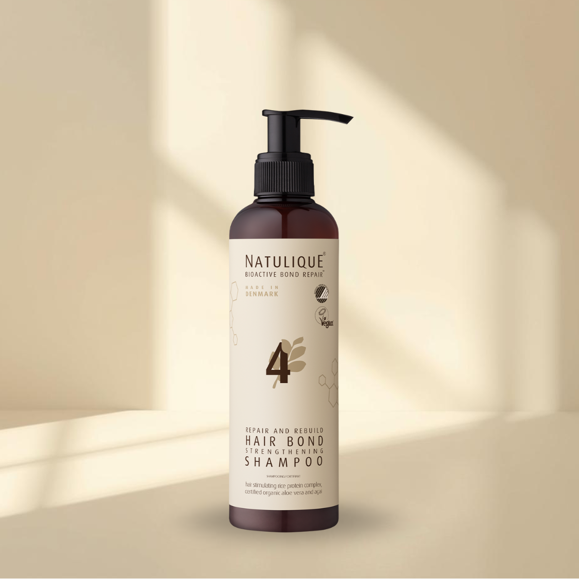 Shampoo Repair & Rebuild Hair Bond Strenghening Natulique